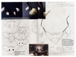 research sketchbook amulet chloe valorso the aye aye 