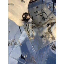 exhibition view chloe valorso in amsterdam the pool jewellery side view