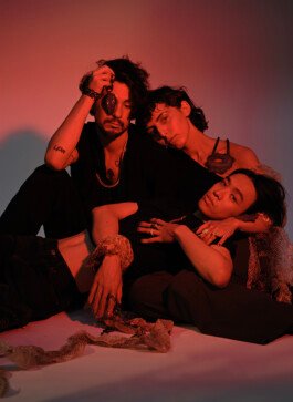 Disco Shamanism shoot - chloe valorso group picture shot at the royal college of art