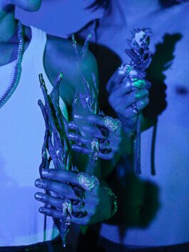 Disco Shaman with the amulet rings a shamanic jewellery collection by chloe valorso