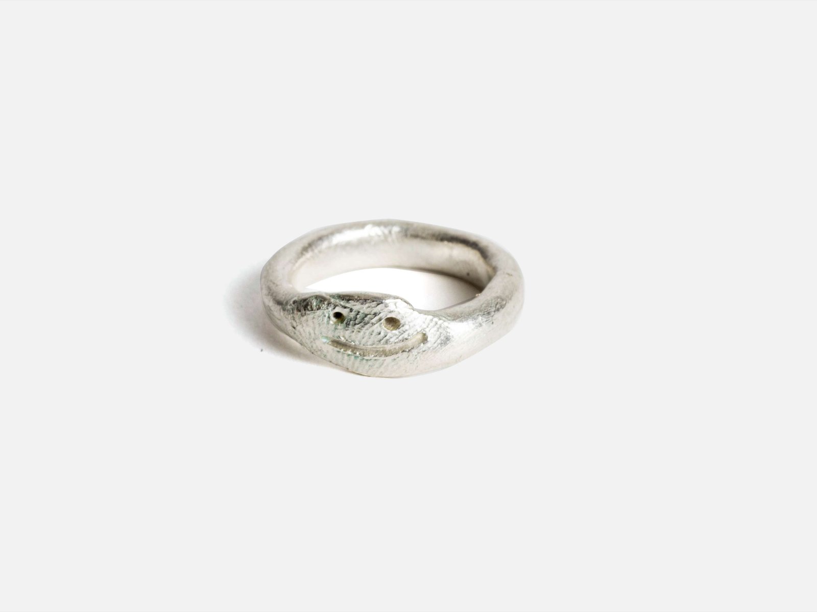 Smile ring silver jewellery by Chloe Valorso